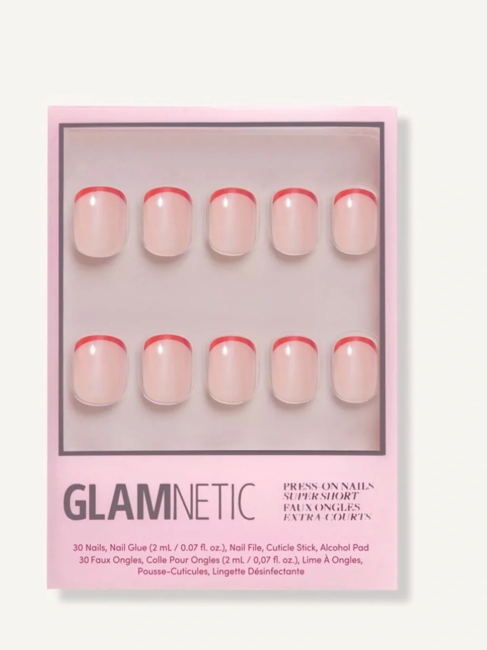 Glamnetic Hotline Red Press on Nails